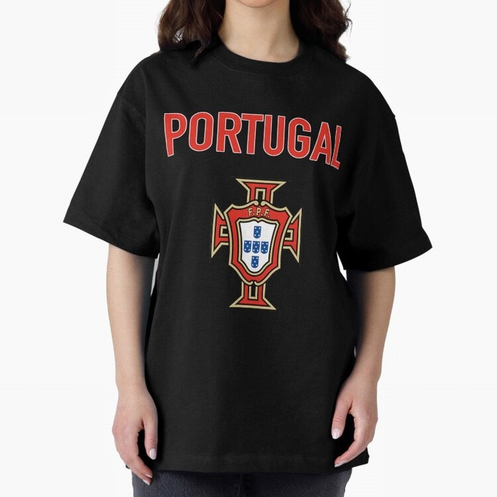Portugal Oversized T-Shirt Bring Bold Fan Energy to FIFA World Cup 2026 Group Stage Spirit, Connected to England, France and Netherlands, Mbappe and Neymar, Championship Spirit, Famous Goals, Roaring Crowds and International Football Unity; Built