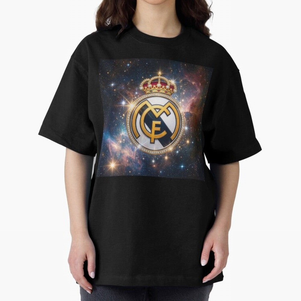 The Real Madrid Galaxy Oversized T-Shirt Bring Match Day Fire to FIFA World Cup 2026 Group Stage for Fans of Messi, Neymar and Mbappe and Argentina, Bringing Global Supporter Spirit, Legendary Goals, National Colors and Tournament Celebration;