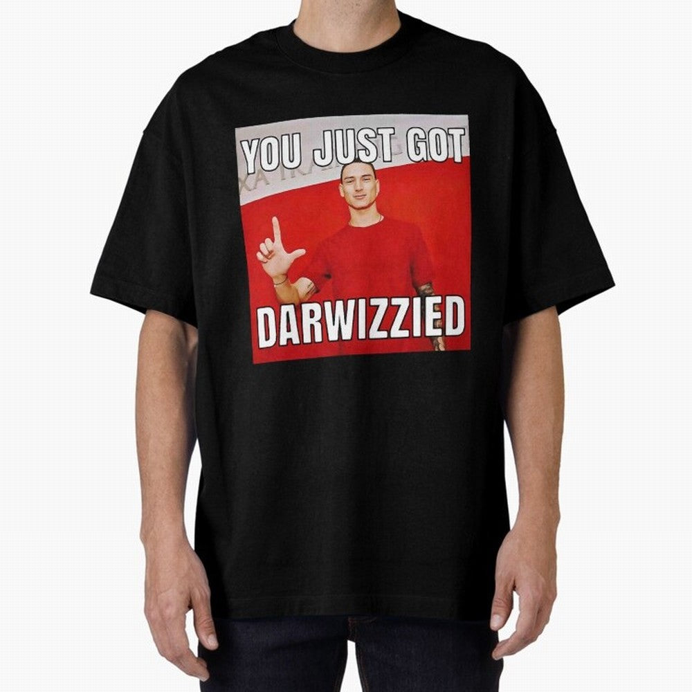You Just Got Darwizzied Active Oversized T-Shirt Make the Season About the FIFA World Cup 2026 Group Stage Journey through Messi, CR7 and Mbappe Highlights, France Pride, Worldwide Fan Energy, Dramatic Goals, Stadium Lights and Championship