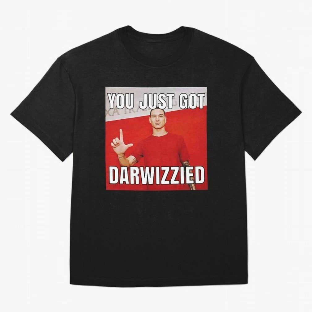 You Just Got Darwizzied Active Oversized T-Shirt Make the Season About the FIFA World Cup 2026 Group Stage Journey through Messi, CR7 and Mbappe Highlights, France Pride, Worldwide Fan Energy, Dramatic Goals, Stadium Lights and Championship