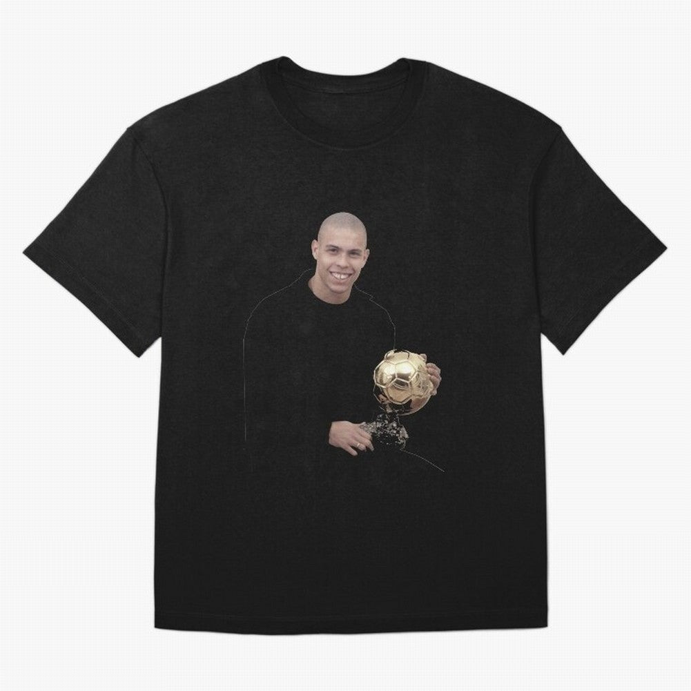 Ronaldo Iconic Ballon d¡¯Or Football Art Oversized T-Shirt Support Your Favorite Stars during the FIFA World Cup 2026 Journey through Neymar Highlights, Spain and Netherlands Pride, Game Day Rituals, Football Legends, Country Pride and the Road to