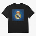 Real Madrid FC - Painting Oversized T-Shirt Mark Match Day Hype around FIFA World Cup 2026 Group Stage, Haaland, Argentina and Brazil, Vintage Soccer Flavor, Modern Football Stars, National Flags and Final Night Emotion; Made for Die Hard