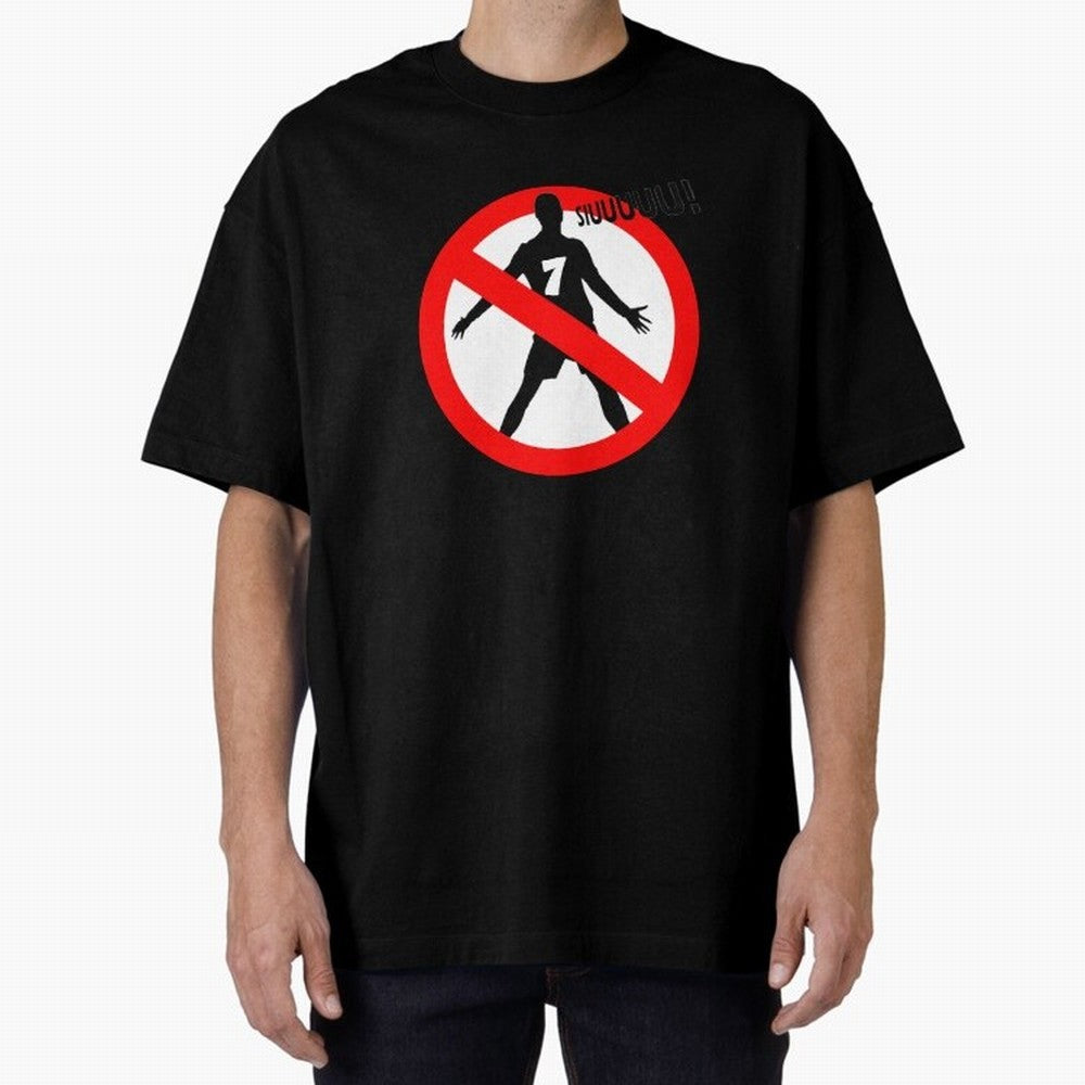 No Siiuuu Number 7 Soccer Meme Oversized T-Shirt Follow Every Goal of FIFA World Cup 2026 Group Stage Celebrating Cristiano Ronaldo, France Energy, Classic Soccer Heritage, Championship Pressure, Fan Loyalty and International Pride; Made for Die