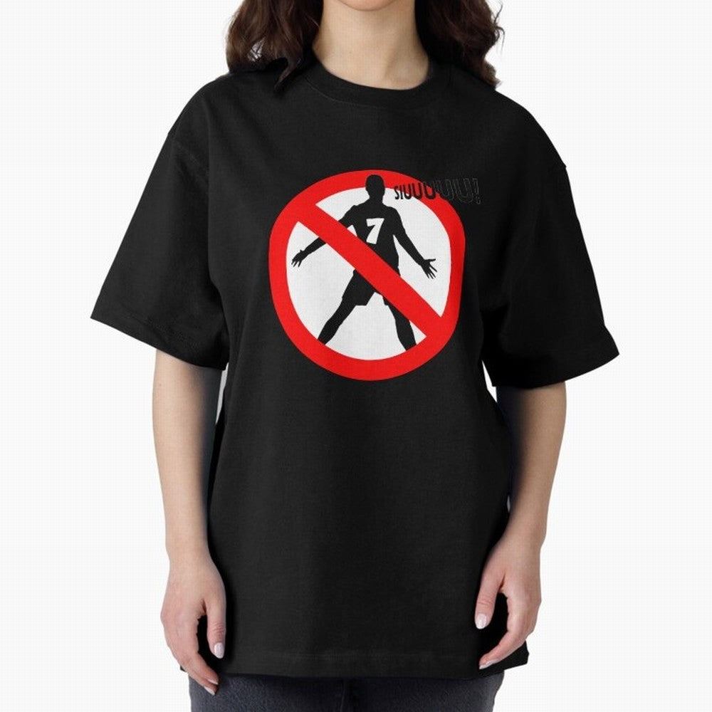 No Siiuuu Number 7 Soccer Meme Oversized T-Shirt Follow Every Goal of FIFA World Cup 2026 Group Stage Celebrating Cristiano Ronaldo, France Energy, Classic Soccer Heritage, Championship Pressure, Fan Loyalty and International Pride; Made for Die