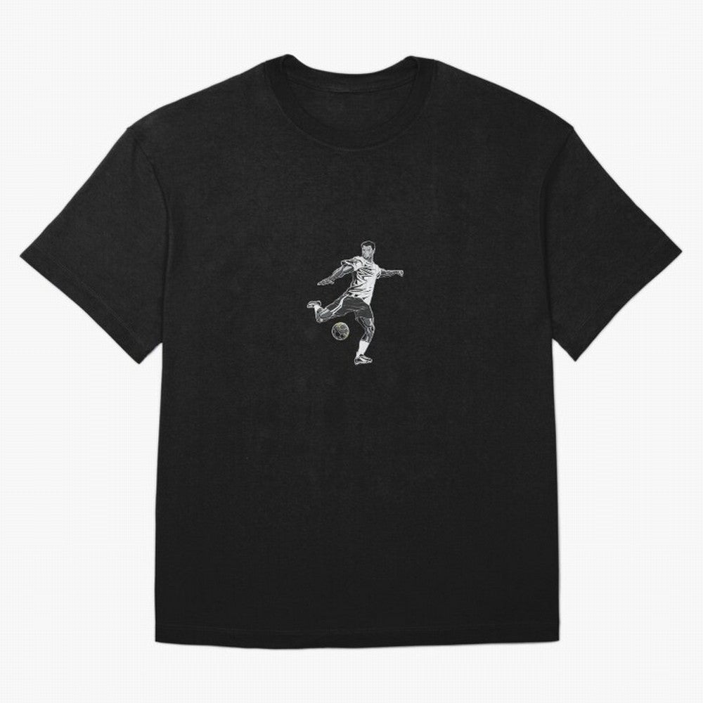 Fooball player Oversized T-Shirt Embrace FIFA World Cup 2026 Group Stage for Fans of Cristiano Ronaldo and Argentina, Bringing Football History, Final Match Energy, Crowd Noise and Once in a Lifetime Moments; Perfect for Fans, Collectors, Family