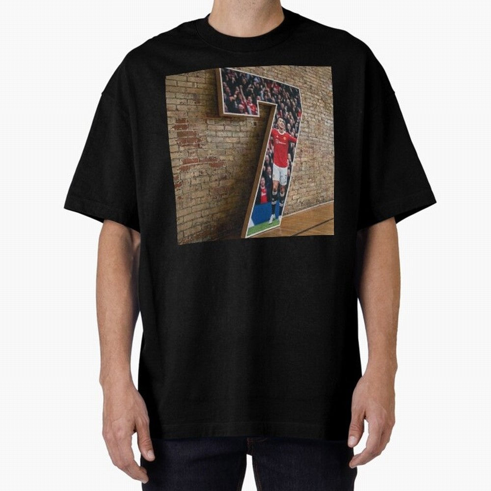 number 7 Oversized T-Shirt Bring Match Day Fire to FIFA World Cup 2026 USA Canada Mexico Driven by Messi and Cristiano Ronaldo, Argentina Energy, Football History, Final Match Energy, Crowd Noise and Once in a Lifetime Moments; Built for Supporters