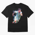Messi in action Graphic Paint poster design Oversized T-Shirt Follow the Final Road of Match Day Hype around FIFA World Cup 2026 USA Canada Mexico, Messi, CR7 and Mbappe, Portugal, Soccer Culture, Superstar Moments, National Team Dreams and