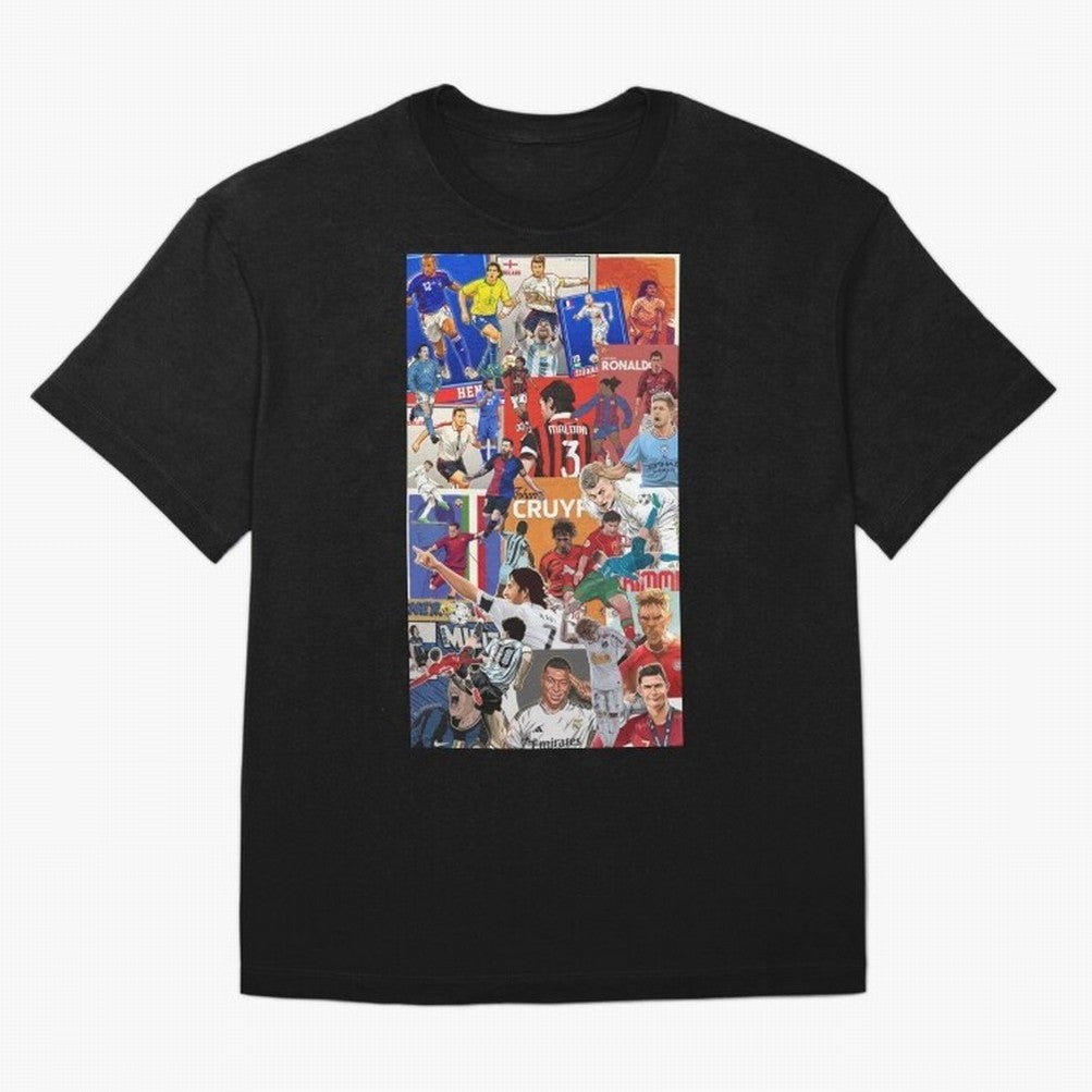 The Greats Oversized T-Shirt Elevate FIFA World Cup 2026 Group Stage Celebrating Cristiano Ronaldo, Argentina and Brazil Energy, Supporter Pride, Iconic Celebrations, Legendary Names and Global Match Day Energy; Great for Watch Parties, Sports