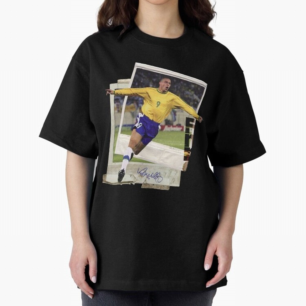 Ronaldo the phenomenon Oversized T-Shirt Bring Home FIFA World Cup 2026 for Fans of Messi and Portugal, Bringing Worldwide Fan Energy, Dramatic Goals, Stadium Lights and Championship Celebrations; Ideal for Football Dads, Football Moms, Friends,