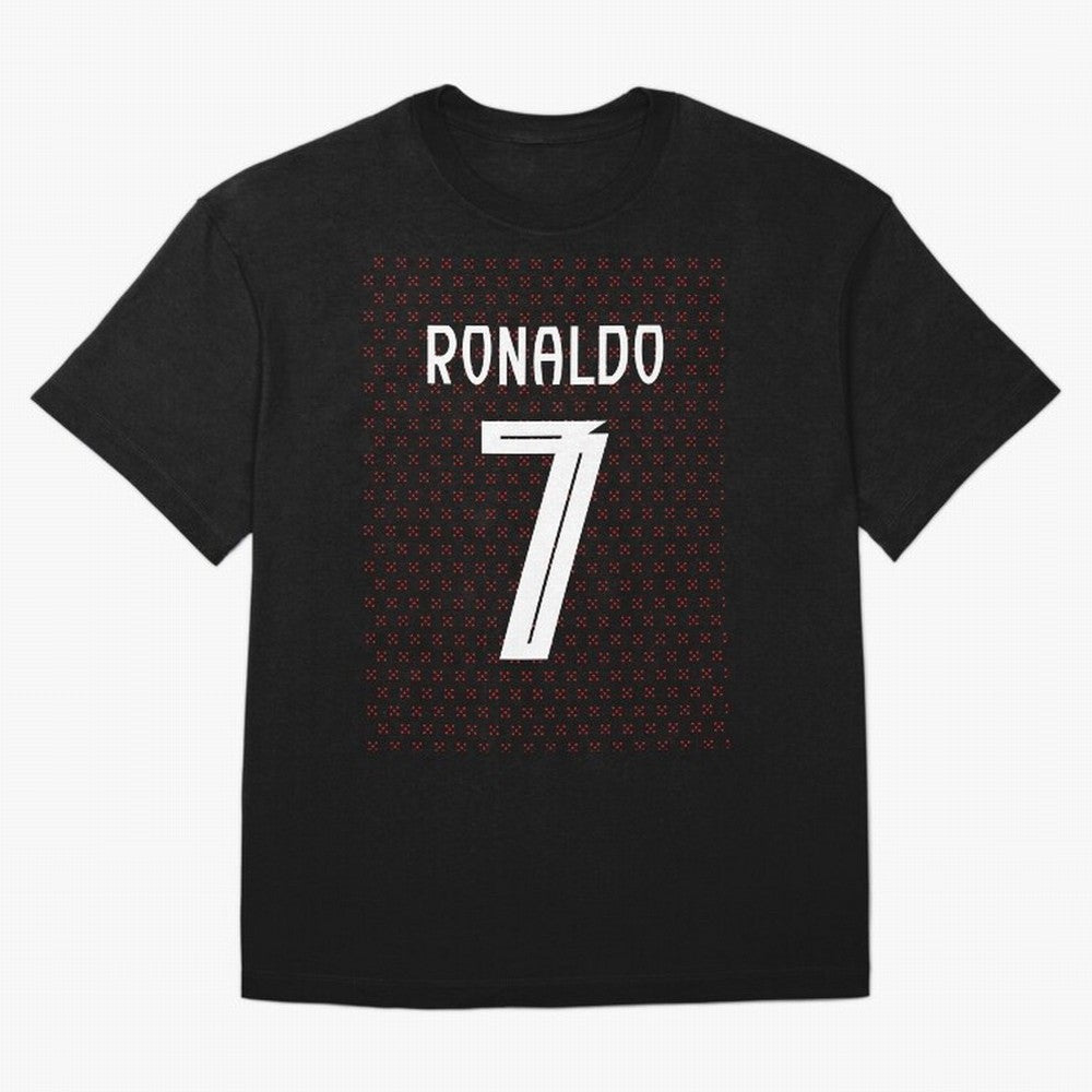 Christiano Ronaldo Portugal Kit 2025 Oversized T-Shirt Capture the FIFA World Cup 2026 Journey through Messi and Cristiano Ronaldo Highlights, Argentina Pride, Champion Mindset, Group Stage Buzz, Knockout Tension and Passionate Fan Culture; Perfect