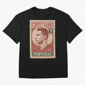 Vintage Portuguese Football Legend No.7 Poster, sticker ¨C Retro Soccer Icon Art for Fans of Manchester, Madrid & Juventus Oversized T-Shirt Feel the Roar of FIFA World Cup 2026 Built around Neymar, Haaland and Cristiano Ronaldo, Spain and