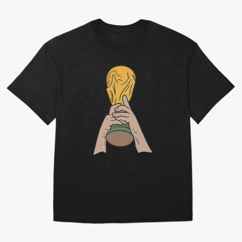 Trophy Oversized T-Shirt Feel the Trophy Chase of FIFA World Cup 2026 Group Stage Inspired by Neymar, Haaland and Cristiano Ronaldo, Netherlands Energy, Soccer Culture, Superstar Moments, National Team Dreams and Competitive Fire; Ideal for