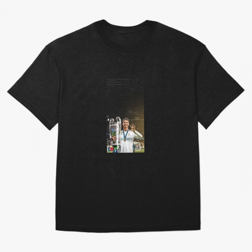 Ronaldo Oversized T-Shirt Live for the Drama of FIFA World Cup 2026 USA Canada Mexico Capturing Haaland and Mbappe, Portugal, Spain and Germany Energy, Football Festival Excitement, Trophy Ambitions, Country Rivalries and Star Player Buzz; Perfect