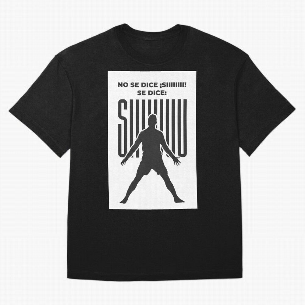 SIUUU - RONALDO Oversized T-Shirt Embrace FIFA World Cup 2026 USA Canada Mexico Spirit, Highlighting Portugal, Spain and Germany, Mbappe, Football Passion, Legendary Performances, Festival Vibes and Supporter Community; Perfect for People Who Love