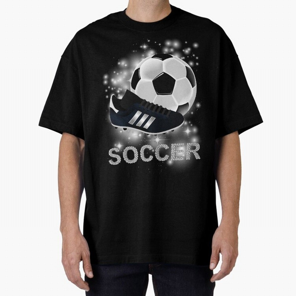 Soccer lover, passion for the ball Oversized T-Shirt Celebrate Global Passion for FIFA World Cup 2026 for Fans of CR7 and Brazil, Portugal and Argentina, Bringing Worldwide Fan Energy, Dramatic Goals, Stadium Lights and Championship Celebrations;