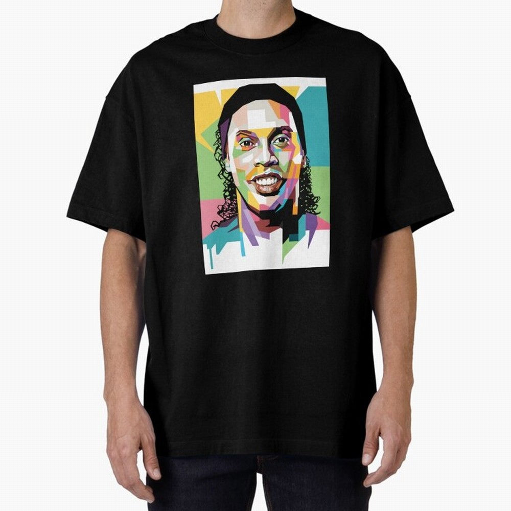 Ronaldo ¨C Legendary Football Star & GOAT Artwork Oversized T-Shirt Bring World Football Passion into FIFA World Cup 2026 Group Stage Centered on Cristiano Ronaldo, Portugal, Spain and Germany Energy, Championship Spirit, Famous Goals, Roaring