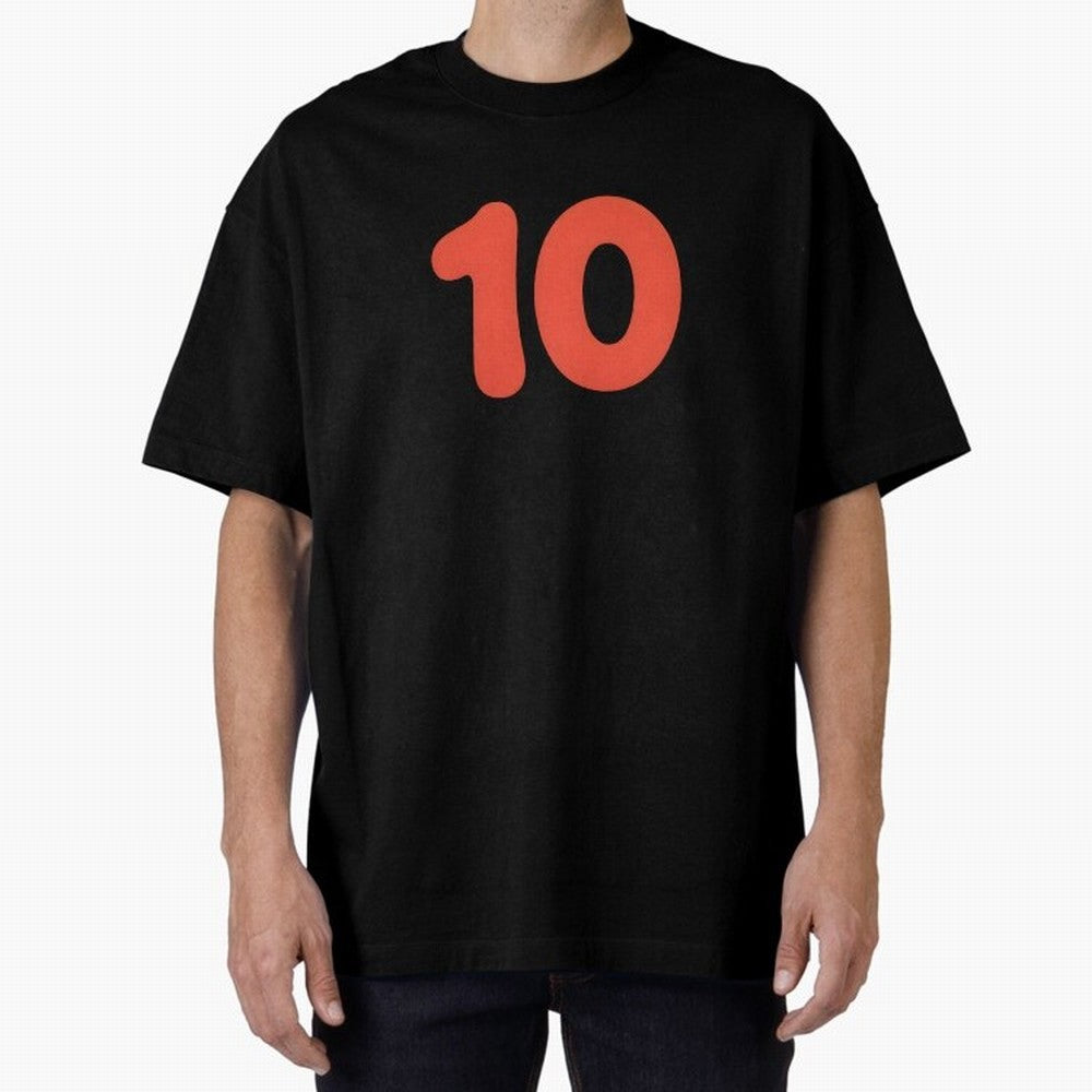Number ten Oversized T-Shirt Cheer through Every Moment of FIFA World Cup 2026 Group Stage Spirit, Highlighting Argentina and Brazil, Neymar, Haaland and Cristiano Ronaldo, Stadium Memories, Football Loyalty, International Chants and Championship