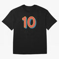 Number 10 Oversized T-Shirt Keep Football History Alive during Global Football Passion for FIFA World Cup 2026, Built around Cristiano Ronaldo, France, Football Passion, Legendary Performances, Festival Vibes and Supporter Community; Perfect for
