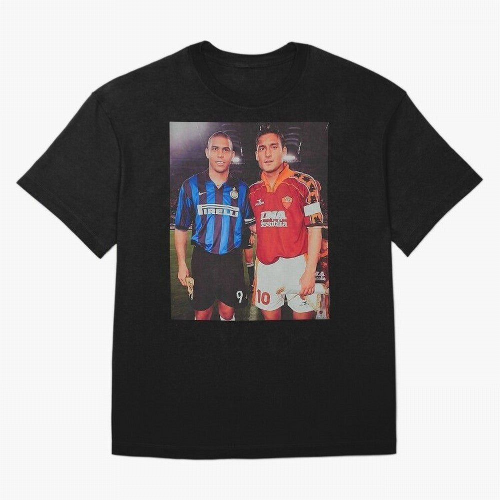 Clash of Class. Francesco Totti and Ronaldo Nazario sometime in the 90s. Oversized T-Shirt Show Up for the Glory of Global Football Passion for FIFA World Cup 2026 Group Stage, Built around Neymar, Germany, Game Day Rituals, Football Legends,