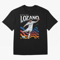 Hirving Lozano San Diego FC Oversized T-Shirt Fuel Global Football Passion for FIFA World Cup 2026, Centered on Haaland, England, France and Netherlands, Tournament Hype, Historic Matchups, Family Viewing Parties and Global Sports Pride; Great for