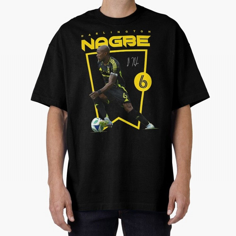 Darlington Nagbe Columbus Crew Oversized T-Shirt Support the Legends of FIFA World Cup 2026 Group Stage Driven by CR7, Argentina and Brazil Energy, Soccer Culture, Superstar Moments, National Team Dreams and Competitive Fire; Ideal for Passionate