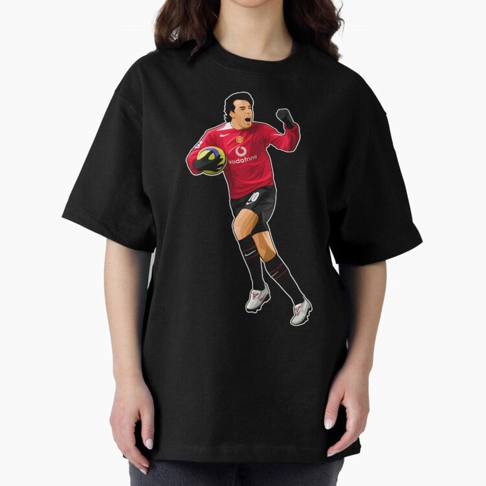 Ruud Van Nistelrooy #10 Scooring Goals Oversized T-Shirt Celebrate Golden Goal Energy in FIFA World Cup 2026 Spirit, Driven by Argentina, France and Brazil, Cristiano Ronaldo, Haaland and CR7, Goal Celebration Energy, Supporter Heritage, Football