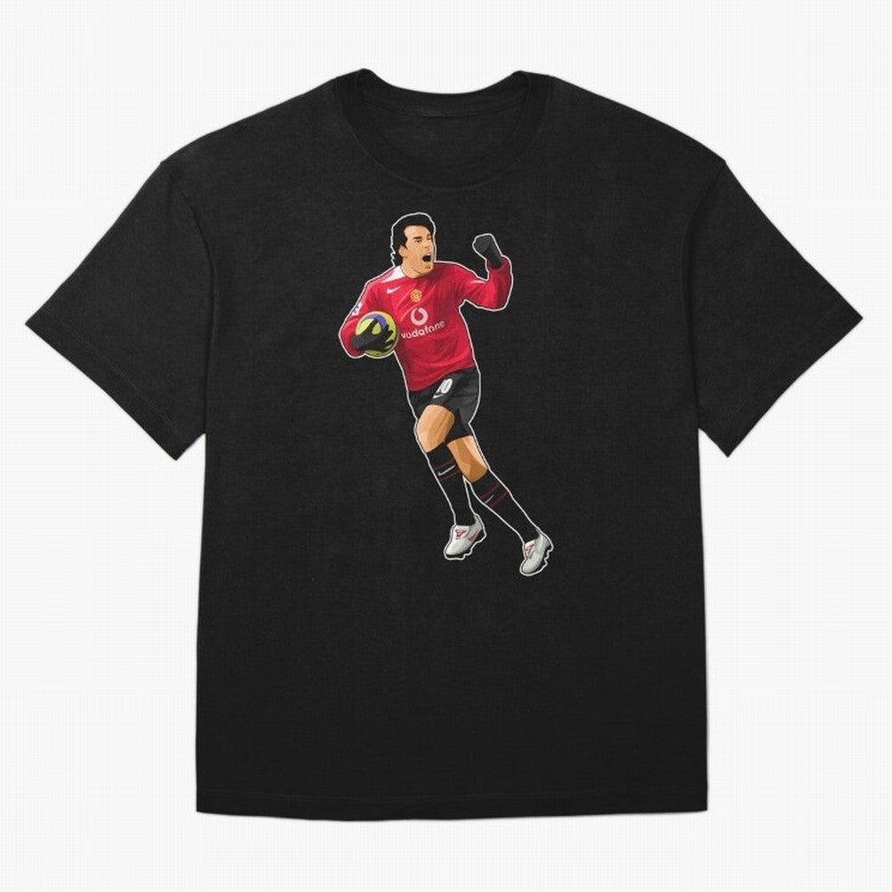Ruud Van Nistelrooy #10 Scooring Goals Oversized T-Shirt Celebrate Golden Goal Energy in FIFA World Cup 2026 Spirit, Driven by Argentina, France and Brazil, Cristiano Ronaldo, Haaland and CR7, Goal Celebration Energy, Supporter Heritage, Football