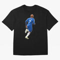Ngolo Kante #7 Runs Oversized T-Shirt Celebrate the Road through the FIFA World Cup 2026 Journey through Cristiano Ronaldo, Haaland and CR7 Highlights, France and Portugal Pride, Retro Football Energy, Iconic Rivalries, Trophy Chase Drama and