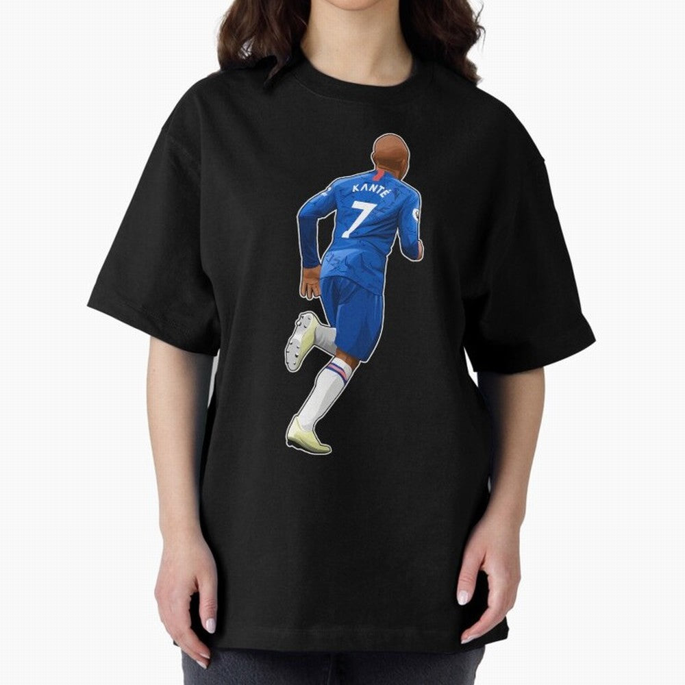 Ngolo Kante #7 Runs Oversized T-Shirt Celebrate the Road through the FIFA World Cup 2026 Journey through Cristiano Ronaldo, Haaland and CR7 Highlights, France and Portugal Pride, Retro Football Energy, Iconic Rivalries, Trophy Chase Drama and