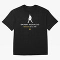 Skinny Ronaldo The Greatest Of All Time White Oversized T-Shirt Enjoy the Biggest Football Party of Global Football Passion for FIFA World Cup 2026 USA Canada Mexico, Celebrating Neymar, Haaland and Cristiano Ronaldo, France, Champion Mindset,