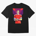 Ekitike in WPAP Style Oversized T-Shirt Feel the Trophy Chase of Global Football Passion for FIFA World Cup 2026 USA Canada Mexico, Inspired by Neymar, Brazil, Tournament Hype, Historic Matchups, Family Viewing Parties and Global Sports Pride; Made
