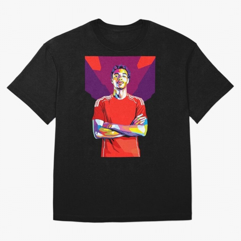 Ekitike in WPAP Style Oversized T-Shirt Feel the Trophy Chase of Global Football Passion for FIFA World Cup 2026 USA Canada Mexico, Inspired by Neymar, Brazil, Tournament Hype, Historic Matchups, Family Viewing Parties and Global Sports Pride; Made
