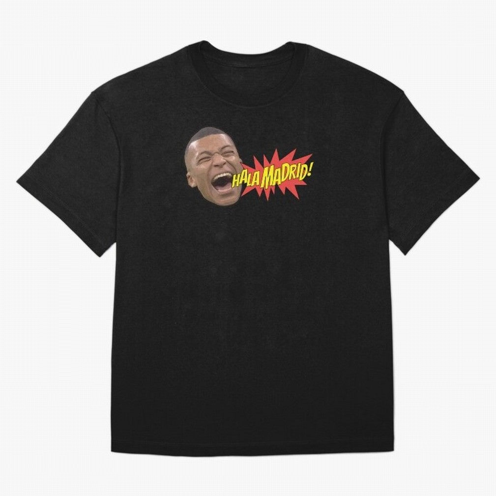 Real Madrid - Kylian Mbapp¨¦ Hala Madrid Oversized T-Shirt Celebrate Fan Culture around the FIFA World Cup 2026 Group Stage Journey through Haaland and Mbappe Highlights, Brazil Pride, Football History, Final Match Energy, Crowd Noise and Once in a
