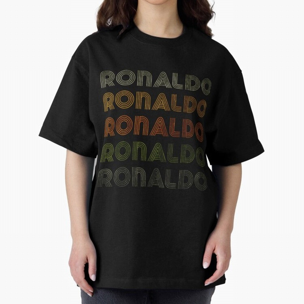 Love Heart Ronaldo Tee GrungeVintage Style Black Ronaldo Oversized T-Shirt Make Every Match About Match Day Hype around FIFA World Cup 2026, Messi, CR7 and Mbappe, England, Stadium Memories, Football Loyalty, International Chants and Championship