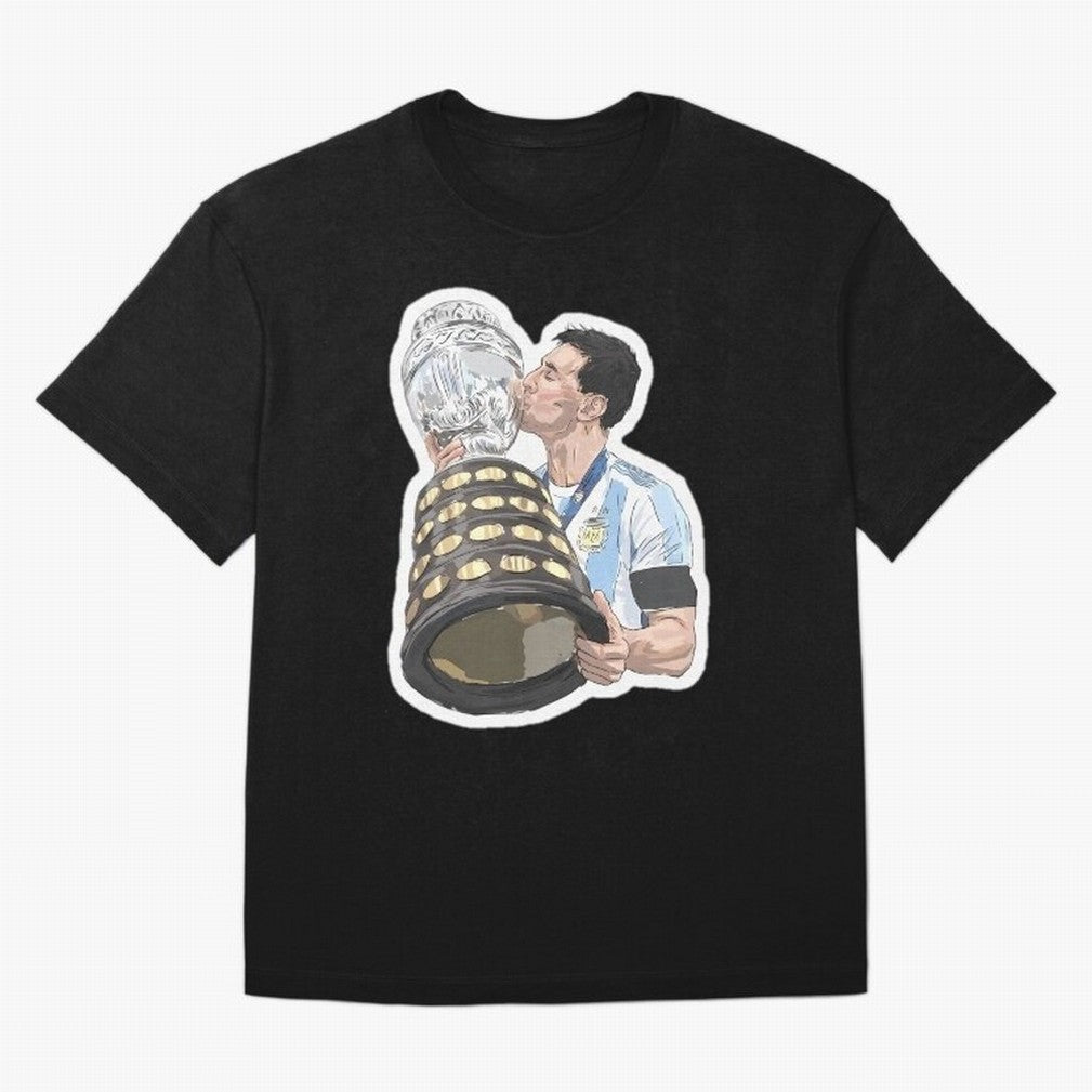 Messi and World Cup Oversized T-Shirt Carry the Colors and Pride of Global Football Passion for FIFA World Cup 2026 Group Stage, Centered on Messi, CR7 and Mbappe, Argentina, Vintage Soccer Flavor, Modern Football Stars, National Flags and Final