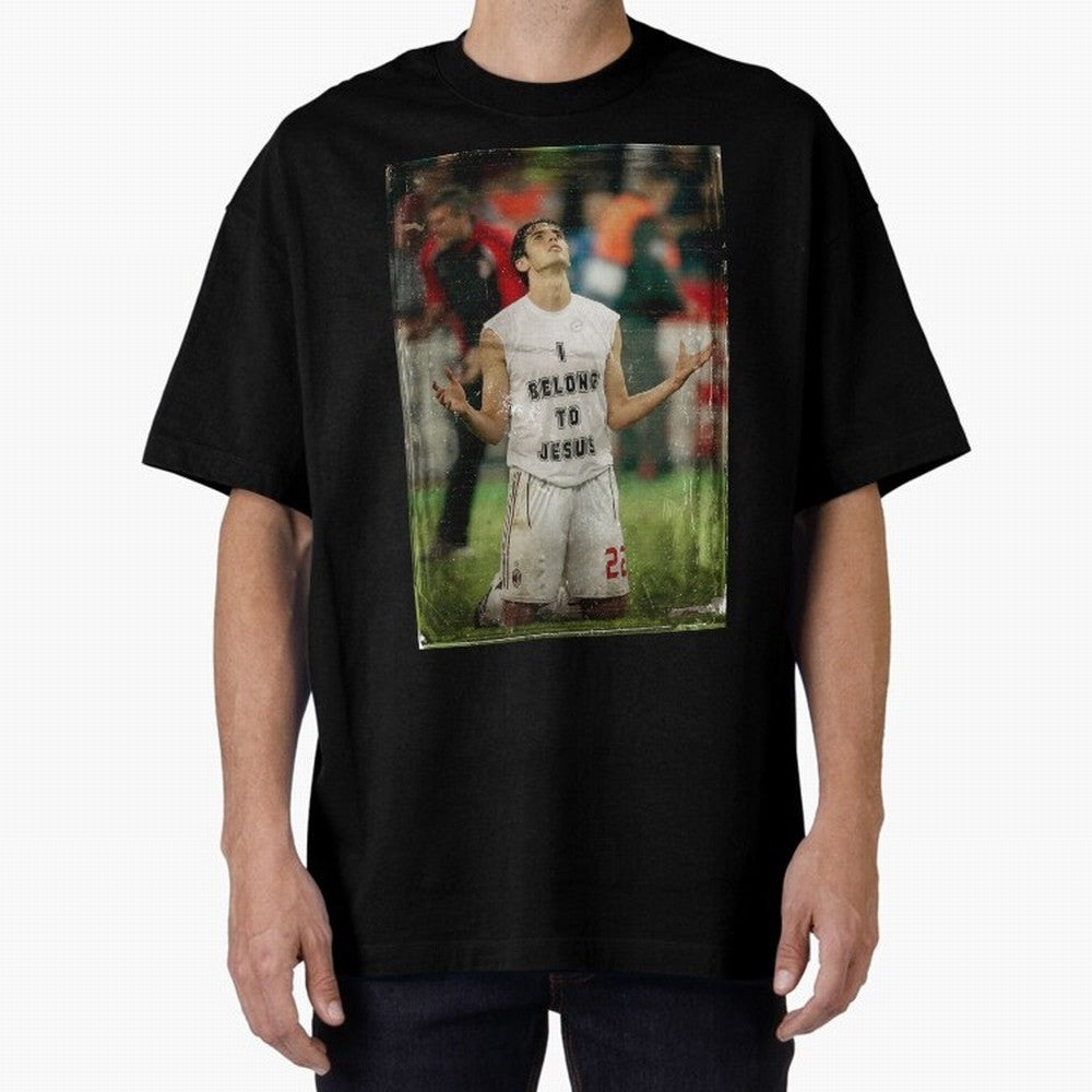 Ricardo Kaka Oversized T-Shirt Follow Every Goal of FIFA World Cup 2026 USA Canada Mexico for Fans of CR7 and England, France and Netherlands, Bringing Championship Spirit, Famous Goals, Roaring Crowds and International Football Unity; Ideal for