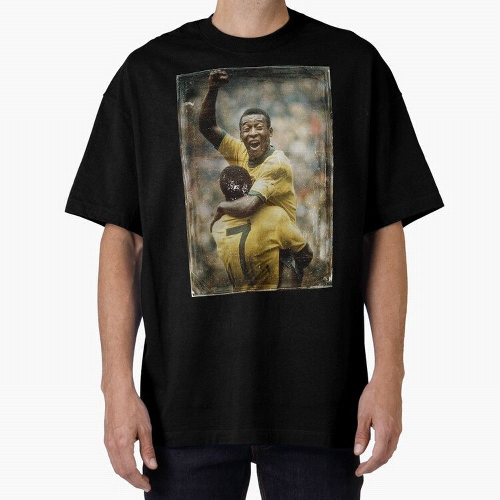Pele Celebration Vintage Oversized T-Shirt Bring Legendary Rivalry Energy to FIFA World Cup 2026 Built around Messi, Neymar and Mbappe, Netherlands Energy, Supporter Pride, Iconic Celebrations, Legendary Names and Global Match Day Energy; Created