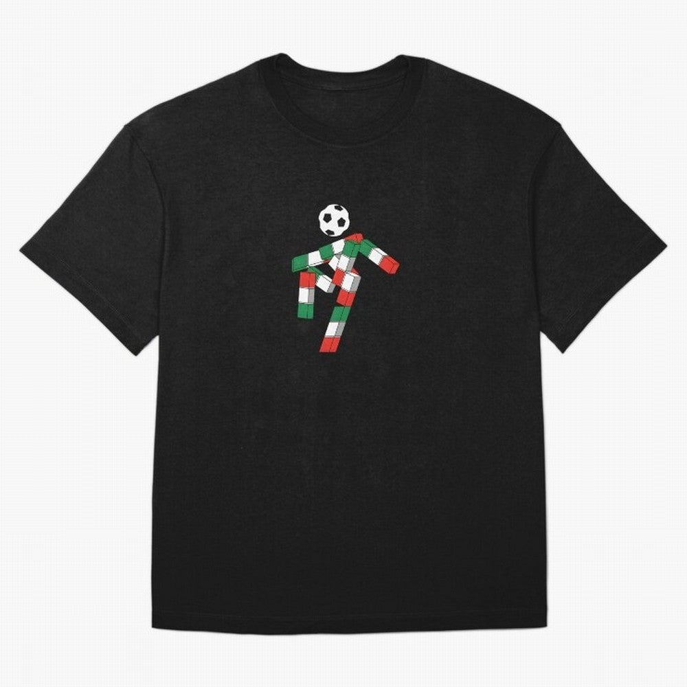Ciao - World Cup 90' Mascote Logo Oversized T-Shirt Make Every Kick Count in FIFA World Cup 2026 with Cristiano Ronaldo, England and Germany Energy, Global Supporter Spirit, Legendary Goals, National Colors and Tournament Celebration; Ideal for