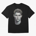 Ronaldo drawing 2008 Oversized T-Shirt Relive FIFA World Cup 2026 Group Stage Connected to Neymar, Haaland and Cristiano Ronaldo, England Energy, Supporter Pride, Iconic Celebrations, Legendary Names and Global Match Day Energy; Great for Watch