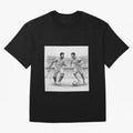 Virat and Ronaldo Oversized T-Shirt Carry FIFA World Cup 2026 USA Canada Mexico for Fans of Messi and England, Bringing Sports Nostalgia, International Competition, Famous Players and Unforgettable Victories; Perfect for Supporters Who Want Bold