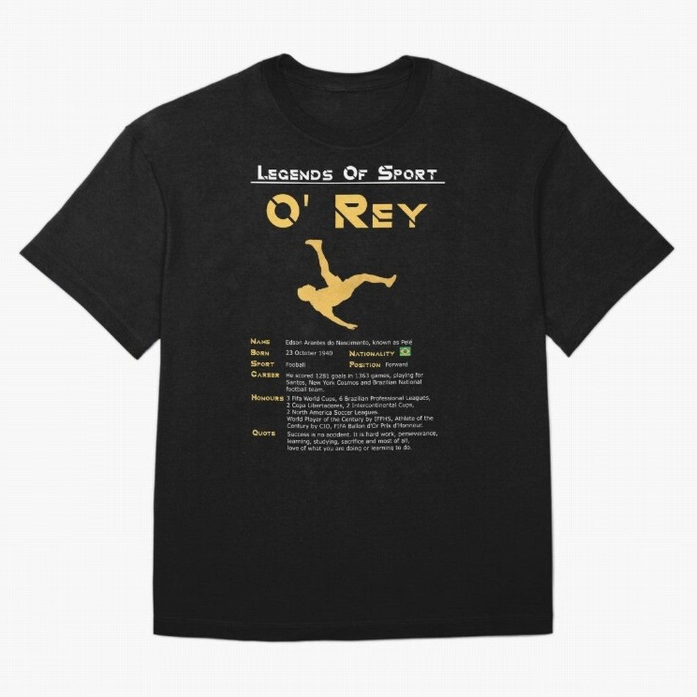 Legends of Sport Pele Pel¨¦ Oversized T-Shirt Discover FIFA World Cup 2026 USA Canada Mexico for Fans of Neymar and Portugal, Spain and Germany, Bringing Classic Soccer Heritage, Championship Pressure, Fan Loyalty and International Pride; Great for