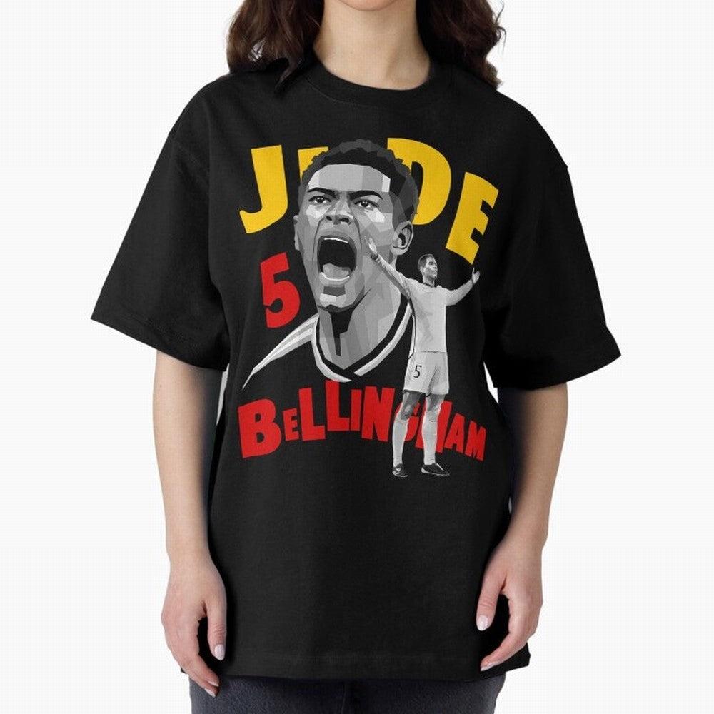 Jude Bellingham Oversized T-Shirt Upgrade the FIFA World Cup 2026 Journey through Neymar Highlights, Netherlands Pride, Stadium Memories, Football Loyalty, International Chants and Championship Tradition; Built for Supporters Chasing Trophy Dreams,