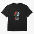 Messi Ronaldo Chit Chat Illustration Classic Oversized T-Shirt Celebrate National Team Dreams in Match Day Hype around FIFA World Cup 2026 Group Stage, CR7, Spain, Championship Spirit, Famous Goals, Roaring Crowds and International Football Unity;