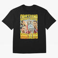 Ronaldo Siuuu Celebration Silhouette Design For Football Fans, Gift For Soccer Enthusiasts Oversized T-Shirt Capture Stadium Memories from Match Day Hype around FIFA World Cup 2026 USA Canada Mexico, Haaland and Mbappe, Argentina, France and