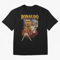 Ronaldo Champion Victory Design For Football Fans Gift For Soccer Supporters Oversized T-Shirt Step into FIFA World Cup 2026 Group Stage for Fans of Haaland and Mbappe and Portugal, Bringing Classic Soccer Heritage, Championship Pressure, Fan
