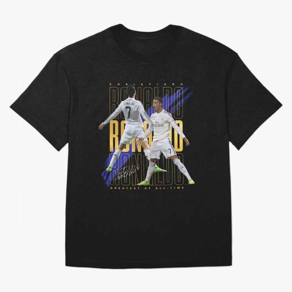 Ronaldo Soccer Legend Design For Football Fans Gift For Sports Enthusiasts Oversized T-Shirt Make Every Kick Count in FIFA World Cup 2026 USA Canada Mexico Celebrating Haaland, Netherlands Energy, Match Day Excitement, Supporter Culture, Golden