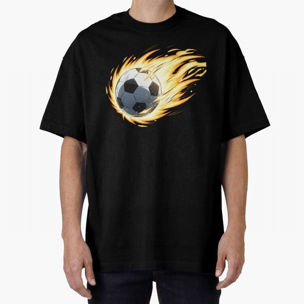 Soccer anime Oversized T-Shirt Experience the Global Stage of the FIFA World Cup 2026 USA Canada Mexico Journey through CR7 Highlights, Portugal, Spain and Germany Pride, Classic Soccer Heritage, Championship Pressure, Fan Loyalty and International