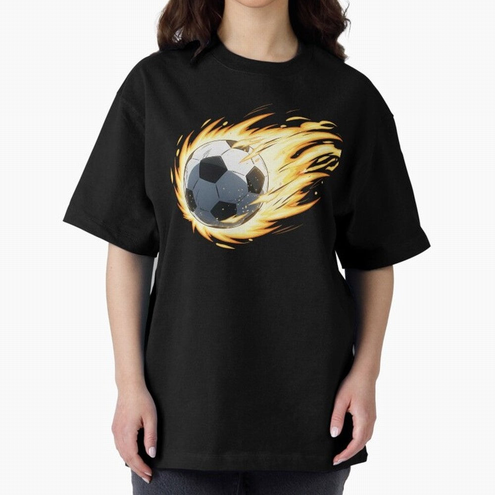 Soccer anime Oversized T-Shirt Experience the Global Stage of the FIFA World Cup 2026 USA Canada Mexico Journey through CR7 Highlights, Portugal, Spain and Germany Pride, Classic Soccer Heritage, Championship Pressure, Fan Loyalty and International