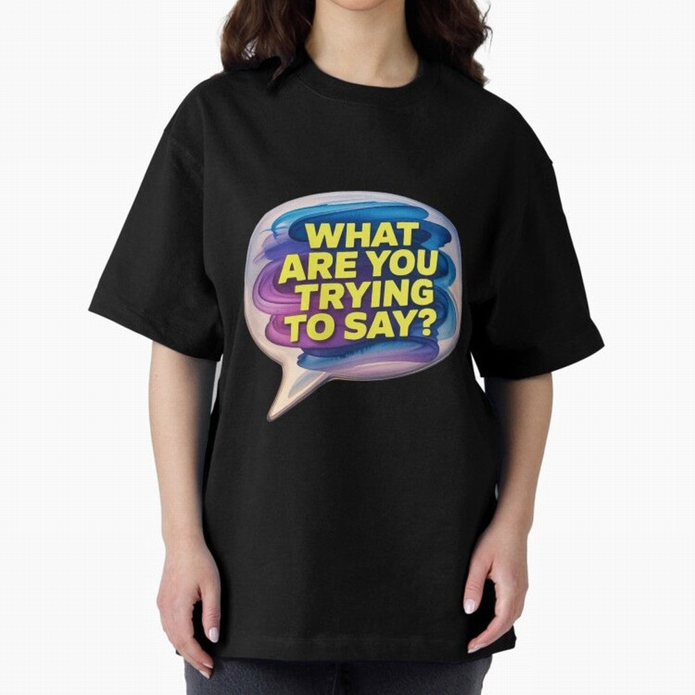 A photograph of a vibrant, oversized speech bubble Oversized T-Shirt Make Your Look Match the FIFA World Cup 2026 Journey through CR7 and Messi Highlights, England Pride, Football Festival Excitement, Trophy Ambitions, Country Rivalries and Star