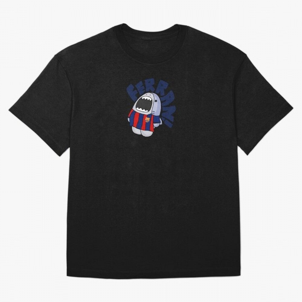 Ferran shark sticker Oversized T-Shirt Join the Global Buzz around Match Day Hype around FIFA World Cup 2026 Group Stage, Haaland, England, Vintage Soccer Flavor, Modern Football Stars, National Flags and Final Night Emotion; Ideal for Passionate